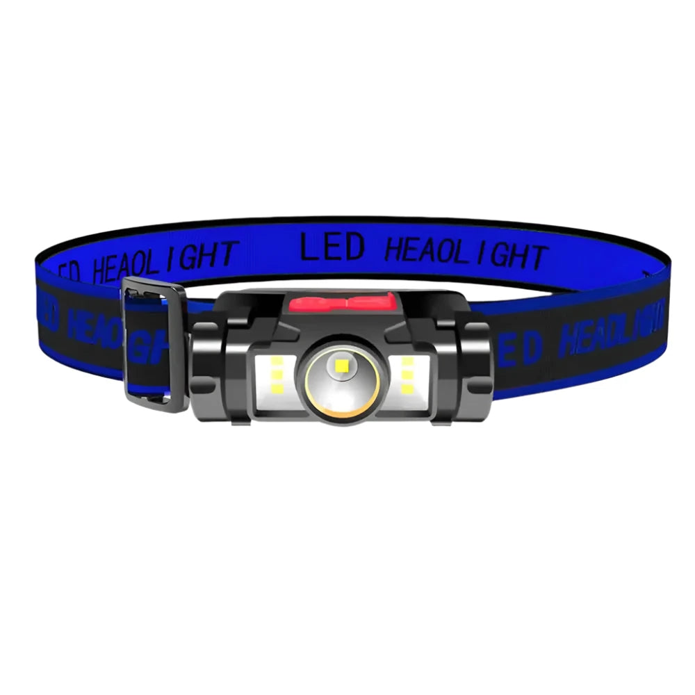 XPE COB LED Built-in Battery Strong Light Headlight USB Rechargeable Household Emergency Headlamp Outdoor Camping Fishing Lamp-WAYBIKER