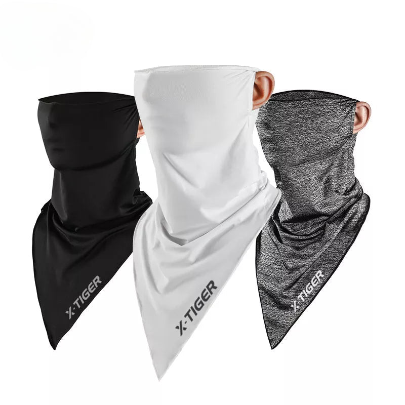 X-TIGER Face Mask Ice Fabric Sport Headband Summer Running Motorcycle Fishing Cycling Equipments Sun Protection Bicycle Bandana-WAYBIKER