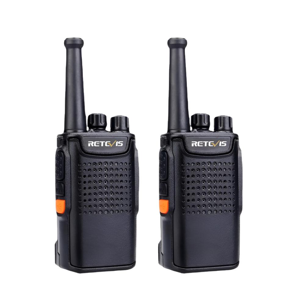 Retevis RT667 Walkie Talkies 2PCS PMR4 46MHz 16CH Walkie-Talkies USB Charging Two-way Radio For Construction Site Factory-WAYBIKER