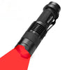 Zoom Red Light Flashlight Mini Hunting Bees Fishing Blood Vessels Astronomy Observe Star Travel Hotel Camera Detector Lamp Torch-WAYBIKER
