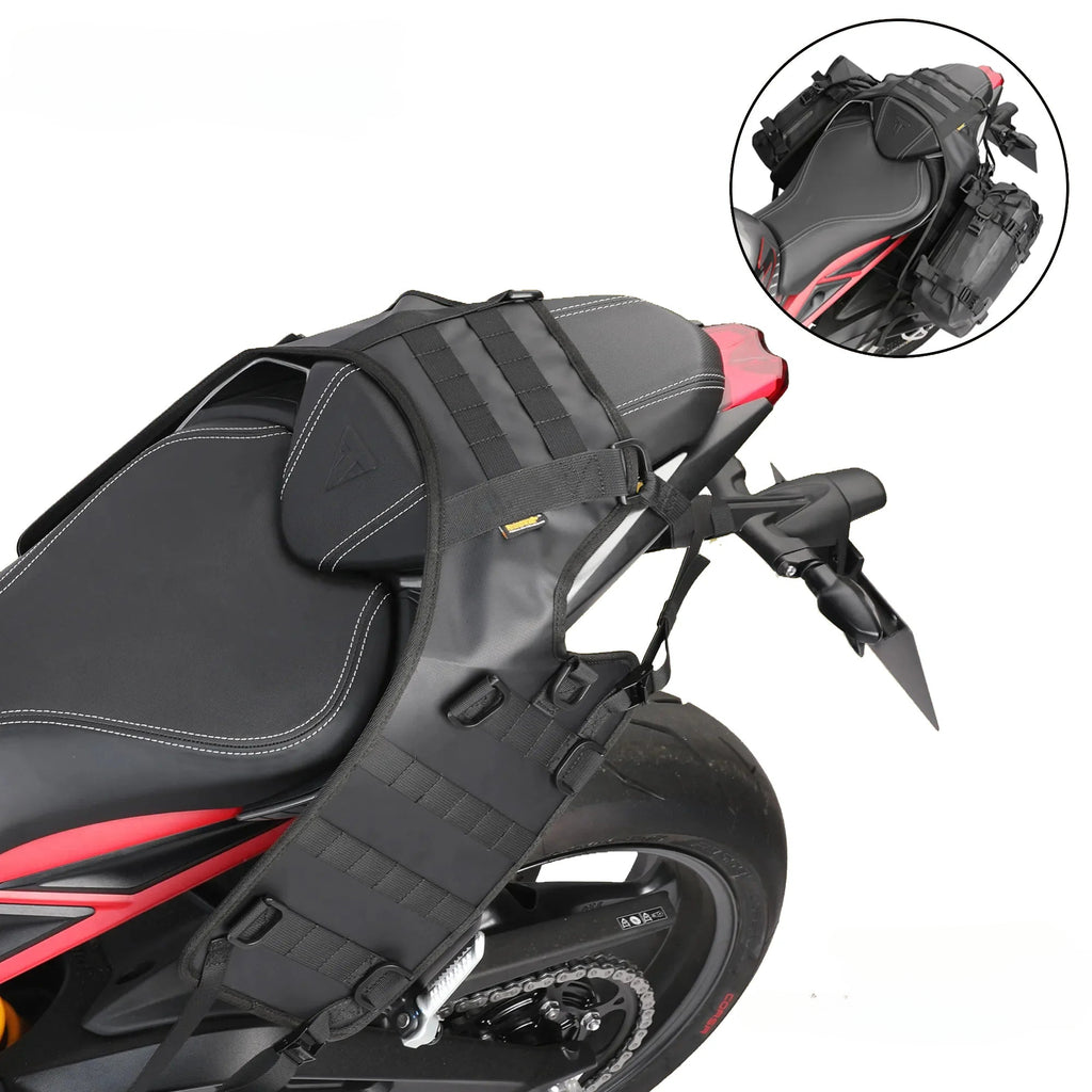 Rhinowalk Motorcycle Rack Bag Base Tail Side Bag Mount Rack Pad Installation For Universal Motors Back Seat Luggage Accessory-WAYBIKER