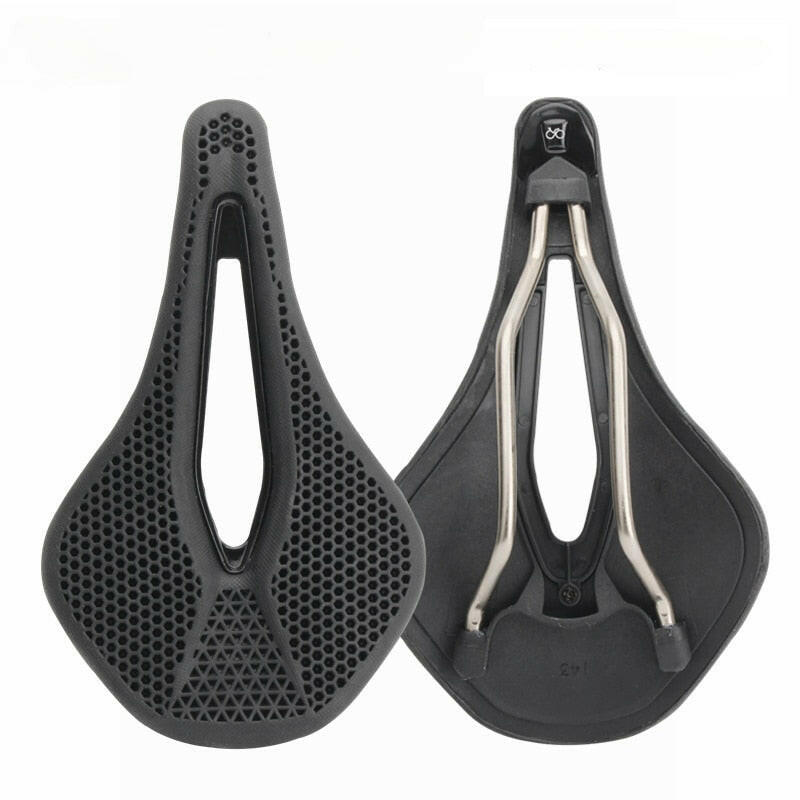RIRO MTB 3D Bicycle Saddle Honeycomb Bionic Structure Comfortable Cushion Wear-resistant Durable Non-slip Road Bike Accessories-WAYBIKER