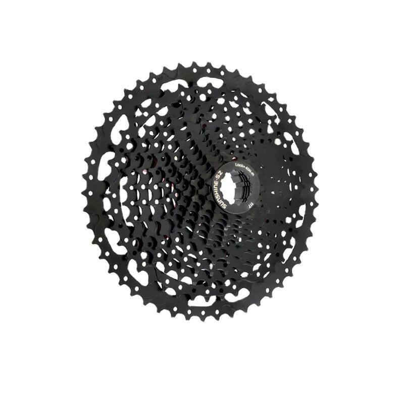SUNSHINE Black Cassette 8S 9S 10S 11S 12S MTB Bike Road Bicycle Freewheel 11V 12V 42/46/50T 52T for M5100 M6100 SRAM HG Hub-WAYBIKER