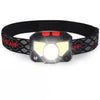 XPG+COB LED Headlamp USB Rechargeable Head Torch Head Flashlight Waterproof Head Torch Outdoor Camping Fishing Headlight-WAYBIKER