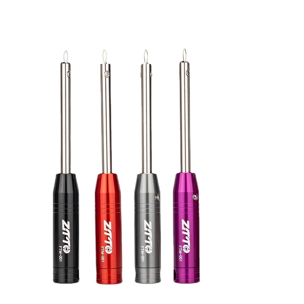 ZTTO Bicycle Spoke Nipple Driver Tool Remove Install Wrench Aluminum Wheelset MTB Road Bike Rim Nipples Holder Routing Insertion-WAYBIKER