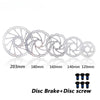 ZTTO MTB 120mm/140mm/160mm/180mm/203mm 6 Inches Stainless Steel Bicycle Rotor Disc For Mountain Road Cruiser Bike Brake Parts