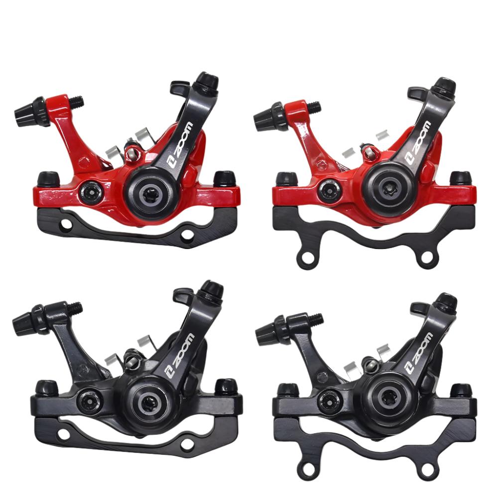 ZOOM Aluminum Alloy MTB bicycle Disc Brake Mountain Road MTB Bike Mechanical Caliper Disc Brakes Cycling Double Brake-WAYBIKER
