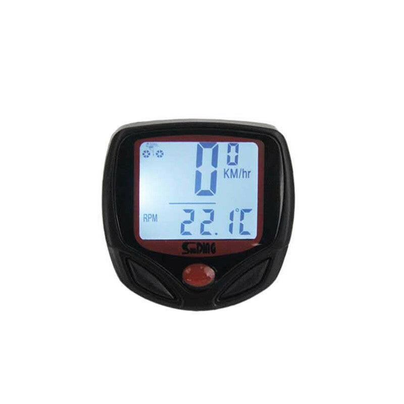Sunding SD-546AE Wired Bike Bicycle Cycle Computer Odometer Speedometer LCD Backlight 23 Functions-WAYBIKER