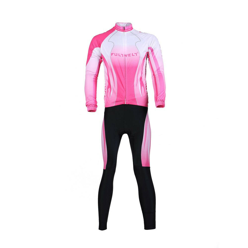Cycling Clothing Set Sportswear Bicycle Bike Outdoor Long sleeve Jersey + Long Pants Breathable for Women